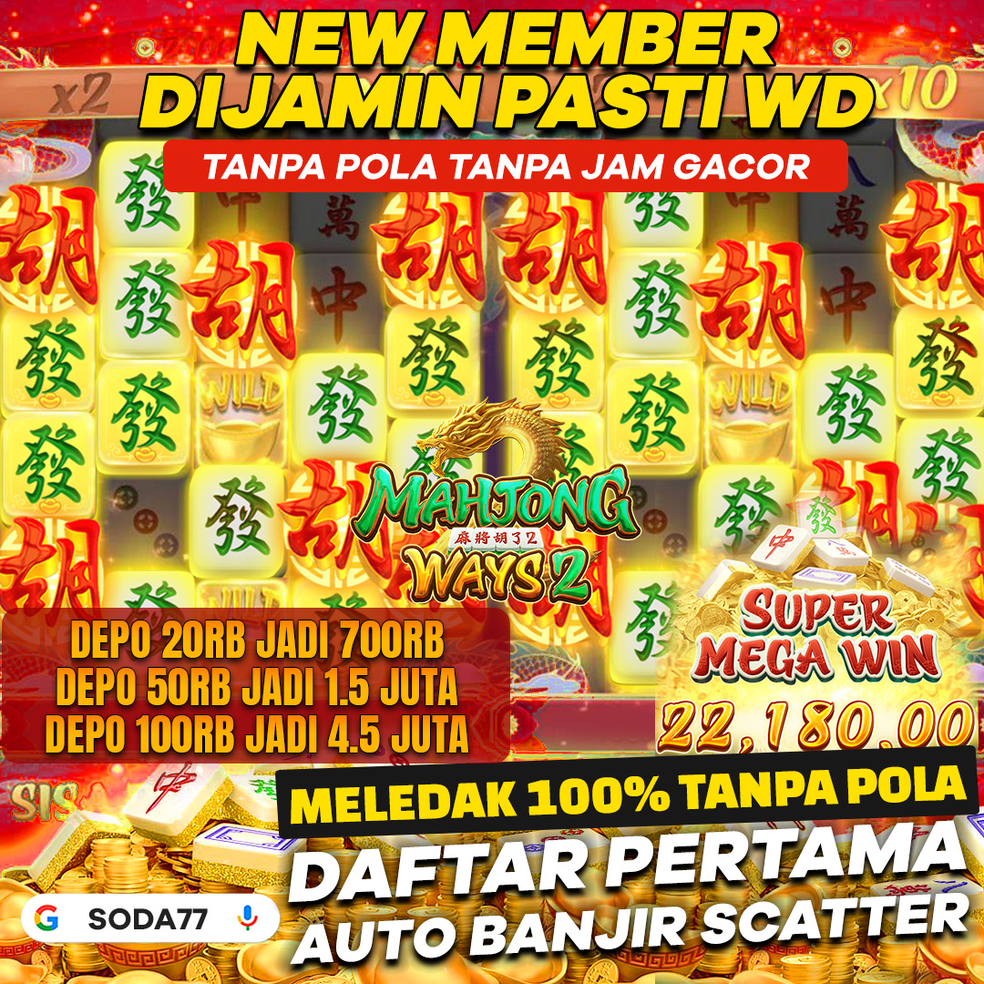 SODA777 - Situs Slot Gacor Mudah Menang Maxwin Pilihan Tahun 2024 Terbaik Hari Ini